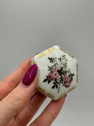 Empress Josephine's Rose Garden Fine Porcelain Trinket Box - 9