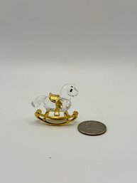 Swarovski Crystal Memories Rocking Horse Figurine