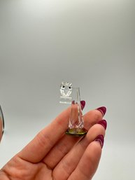 Swarovski Crystal Owl Perch Figurine