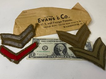 6185-4 Armed Service Stripe Patches (army?)