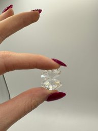 Swarovski Crystal Miniature Clam Figurine With Pearl