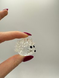 Swarovski Crystal Miniature Hedgehog Figurine