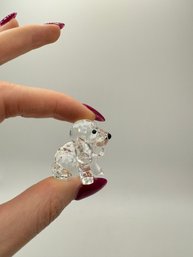 Swarovski Crystal Miniature Dog Figurine