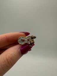 Swarovski Crystal Venetian Mask Pin