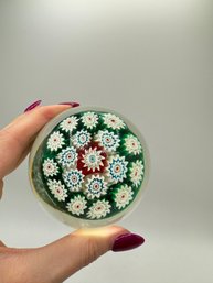 Vintage Art Glass Paperweight
