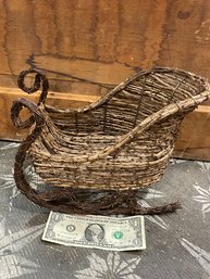 Cute Grapevine Sleigh