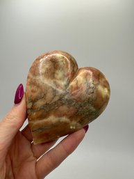 Natural Crystal Heart Paperweight
