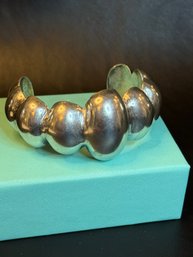 Stunning Vintage Sterling Chucky Bracelet.