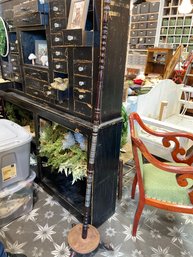 1891 Distaff Wood And Silver Inlay - Stunning!!!!  Rare!  Awesome