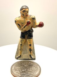 Antique Cast Iron Pencil Sharpener - Boxer