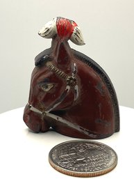 Antique Cast Iron Pencil Sharpener - Horse