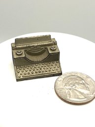 Antique Cast Iron Pencil Sharpener- Typewriter