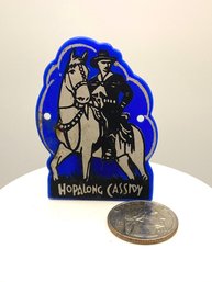 Antique Cast Iron Pencil Sharpener- Hopalong Cassidy