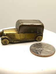 Antique Cast Iron Pencil Sharpener- Car