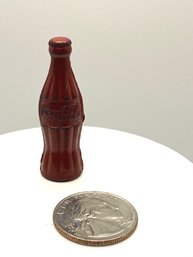 Antique Cast Iron Pencil Sharpener-  Coca Cola Bottle