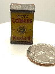 Antique Cast Iron Pencil Sharpener- Coleman's Mustard