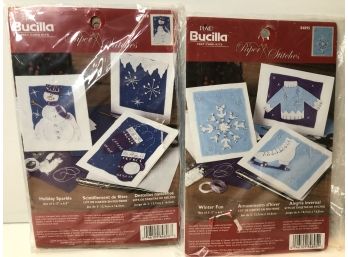 Winter Themed Felt Card Kits