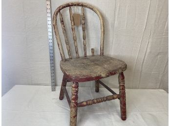 Vintage Children's Chair Red