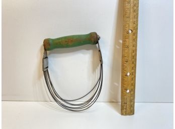 Vintage Androck Pastry Cutter Tool Green Handle