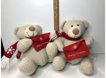 Cuddle Up Stuffed Christmas Bears (2)