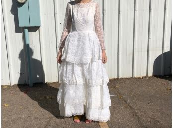 Vintage Wedding Dress With Train