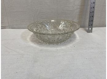 'crystal' Glass Bowl