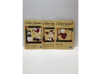 Country Borders Iron On Appliques