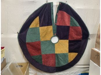 Color Block Tree Skirt