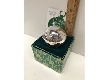 Wallace Silversmith Ornament 1997