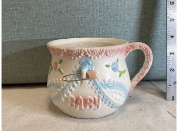 Cute Vintage Napcoware Ceramic Baby Planter/vase Made In Japan