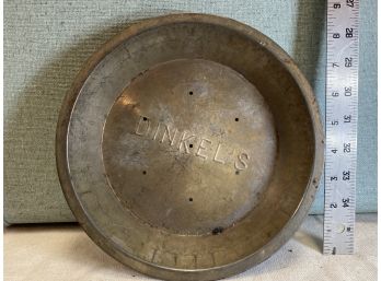 Vintage Pie Tin - Dinkels Bakery In Chicago