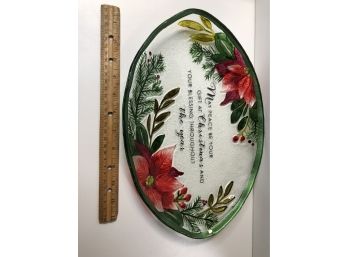 Poinsetta Serving Platter