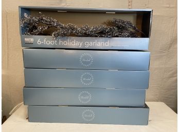 Martha Stewart Holiday Garland 6' - 5 Boxes (30 Ft Total)