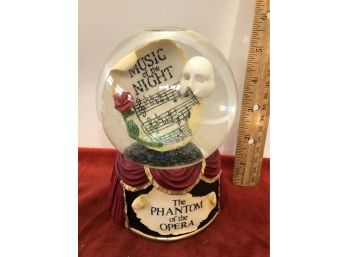 Musical Snow Globe Phantom Of The Opera