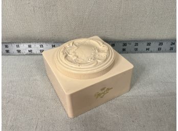 Vintage Pink Powder Box