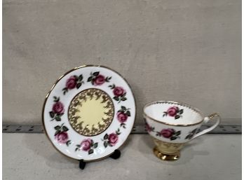 Royal Talbot Fine Bone China Teacup & Saucer