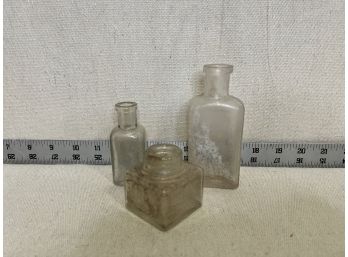 Lot Of 3 Vintage Bottles