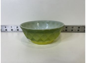 Vintage Green Fire-king 5' Bowl