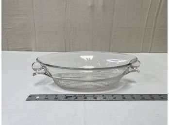 Vintage Duncan And Miller Teardrop Oval Bowl