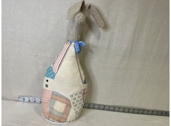 Handmade 'marigold' Fabric Bunny Plush