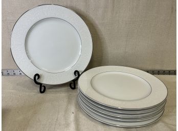 Set Of 6: Crown Victoria Fine Chine 10in Plates