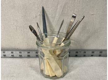 Vintage Book Hooks/manicure Set