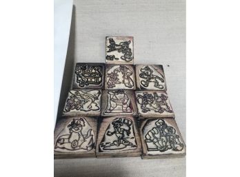 Vintage Disney Pinocchio Stamp Set (10)