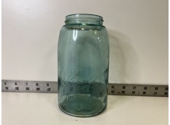 Vintage Mason Jar Quart Sized 1896-1910 No Lid #2