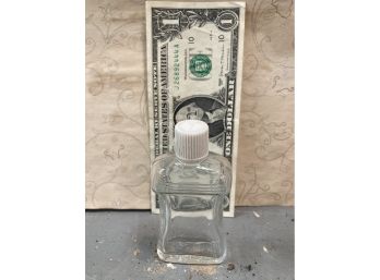 Vintage Jar With Plastic Lid