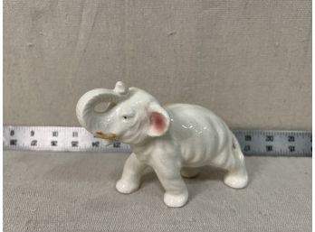 Vintage Ceramic Elephant Figurine Made In Japan