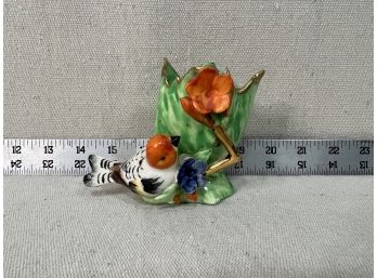 Vintage Porcelain Bird Vase