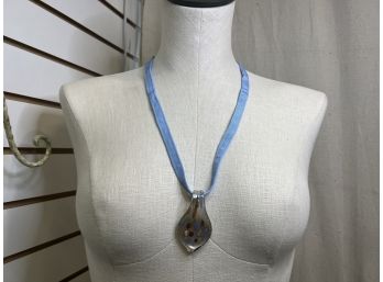 Glass Pendant Necklace