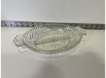 Crystal Divided Dish
