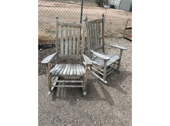 2 Super Sturdy Rocking Chairs